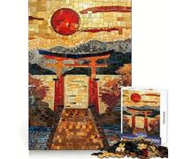 Rompecabezas de Mosaico del Camino Sagrado de Torri para Adolescentes, 1000 Piezas, Potencia la Memoria, Momentos de Serenidad, Corte Premium, Regalo de cumpleaños (50x75cm)