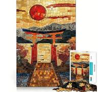 Rompecabezas de Mosaico del Camino Sagrado de Torri para Adolescentes, 1000 Piezas, Potencia la Memoria, Momentos de Serenidad, Corte Premium, Regalo de cumpleaños (50x75cm)