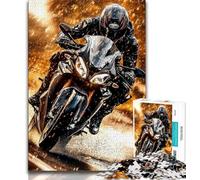 Rompecabezas de Motocicleta de 1000 Piezas para Adultos y Adolescentes Ayuda a ejercitar el Cerebro Juguetes adictivos para Cultivar la Paciencia Gran Regalo 75x50cm