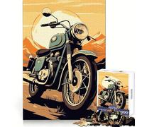 Rompecabezas de Motocicletas Retro para Adultos, 1000 Piezas, para desarrollar la Mente, Grupo Joy, Calidad Edge Art Collection (38x52cm)
