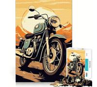 Rompecabezas de Motocicletas Retro para Adultos, 1000 Piezas, para desarrollar la Mente, Grupo Joy, Calidad Edge Art Collection (38x52cm)