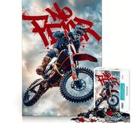 Rompecabezas de Motocross Sin Miedo para Adolescentes, 1000 Piezas, para estimular la Memoria, Juego de Mesa, Montaje de imágenes, (38x52cm)
