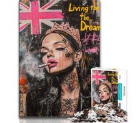 Rompecabezas de Mujeres británicas para Adultos, 1000 Piezas Un Juego desafiante, Ideal para Regalar a Toda la Familia (50x75cm)