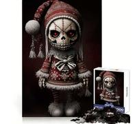 Rompecabezas de muñeco vudú de Papá Noel para Adolescentes, 1000 Piezas, Rompecabezas Mental, Juego Casual y Relajante, Regalo conmovedor (38x52cm)