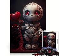 Rompecabezas de muñeco vudú para Adultos, 1000 Piezas Piensa en el Juguete Inteligente para el hogar Disfruta de un Corte preciso Decoración de Pared 50x75cm