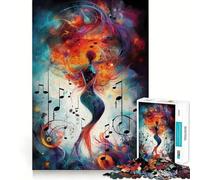 Rompecabezas de Música, Alma y Armonía para Adolescentes, 1000 Piezas, Juguete Mental, Entretenimiento, Diversión, Corte Premium, Regalo Ideal (38x26cm)