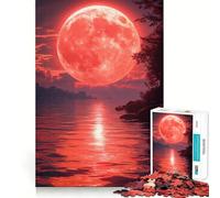 Rompecabezas de Naturaleza con paisajes al Atardecer para Adultos, 1000 Piezas, fortalece la Memoria, Alivia el estrés, Bordes Lisos, Regalo conmovedor 38x26cm