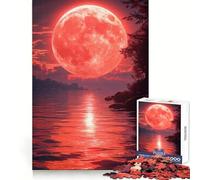 Rompecabezas de Naturaleza con paisajes al Atardecer para Adultos, 1000 Piezas, fortalece la Memoria, Alivia el estrés, Bordes Lisos, Regalo conmovedor 38x26cm