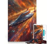 Rompecabezas de Naves espaciales de 1000 Piezas para Adolescentes Juguete para desarrollar la Mente Diseño Relajante y Acogedor Regalo Original para armar 38x52cm