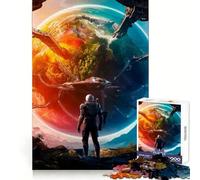 Rompecabezas de Naves espaciales para Adultos, 1000 Piezas, para Mejorar la Memoria, Tiempo Libre, Bordes precisos, Regalo para Festivales 50x75cm