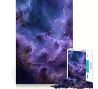 Rompecabezas de Nebulosa Espacial con Estrellas, 1000 Piezas, para Adolescentes Fortalece la Memoria, Calma, relajación, Bordes Suaves Regalo increíble (50x75cm)