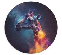 Rompecabezas de Nebulosa Jirafa para Adultos, 1000 Piezas, desafiante Rompecabezas, Actividad Familiar, decoración del hogar, Regalo navideño, 67,5 x 67,5 cm
