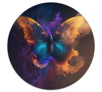 Rompecabezas de Nebulosa Mariposa de 1000 Piezas para Adultos, Rompecabezas de cartón, Juego Interactivo Familiar, Regalo Artesanal con Ilustraciones Coloridas, 67,5 x 67,5 cm
