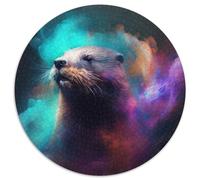 Rompecabezas de Nebulosa Nutria (1000 Piezas) para Adultos, diseño intrincado, Ideal para Adolescentes, decoración DIY y diversión para estimular el Cerebro (67,5 x 67,5 cm)