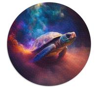 Rompecabezas de Nebulosa Tortuga para Adultos, 1000 Piezas, Rompecabezas Redondo de 1000 Piezas, Juego Interactivo Familiar, Apto para Mayores de 14 años, 67,5 x 67,5 cm