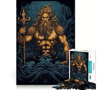 Rompecabezas de Neptuno y Poseidón para Adolescentes, 1000 Piezas, Juguete de lógica Mental, Alivio de la ansiedad, Corte Firme, Regalo de cumpleaños (50x75cm)