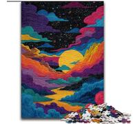 Rompecabezas de Nubes de Colores para Adultos y Adolescentes Juego Relajante, Toda la Familia (50x75cm)