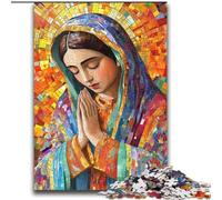 Rompecabezas de Nuestra Señora de Guadalupe en oración, 2000 Piezas, Ideal para Adolescentes a Partir de 14 años Diversión Familiar Toda la Familia (70x100cm)