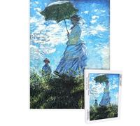 Rompecabezas de Nueve Telares de 1000 Piezas para Adultos - Mujer con Parasol - Madame Monet y Su Hijo - Piezas Sólidas, Actividad Familiar Desafiante, Perfecto para Noches de Juegos y Regalos (1000