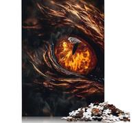 Rompecabezas de Ojo Ámbar de Dragones de la Tierra para Adultos, de Primera Calidad, 100% Reciclado, para Resolver Problemas, 520 Piezas (52 x 38 cm)