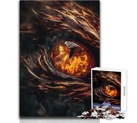 Rompecabezas de Ojo Ámbar de Dragones de Tierra para Adolescentes, 1000 Piezas, Juego Educativo, Opción de Regalo Memorable, Tamaño 38x52cm