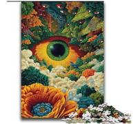 Rompecabezas de Ojos de Colores para Adultos, 2000 Piezas, desafío de Inteligencia Cerebral, Juguetes adictivos, Regalos de cumpleaños para Mayores de 14 años (70x100cm)