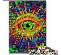 Rompecabezas de Ojos psicodélicos para Adultos, 2000 Piezas, Apto para Mayores de 14 años, decoración de Pared, Regalo de cumpleaños y Navidad (70x100cm)