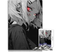 Rompecabezas de Ojos Rojos Que Brillan en la Oscuridad, 1000 Piezas, Divertido Juego de Desarrollo cognitivo, Celebraciones, tamaño 38x26cm