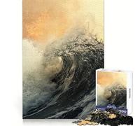 Rompecabezas de Olas del océano de 1000 Piezas para Adolescentes, Juguete de Habilidad, Momento de Tranquilidad, Corte preciso, Regalo increíble (50x75cm)