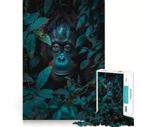 Rompecabezas de orangután en la Selva para Adolescentes, 1000 Piezas, Juguete Intelectual, diversión en Interiores, Corte de Calidad, Regalo Creativo (38x52cm)