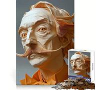 Rompecabezas de Origami de Salvador Dalí de 1000 Piezas para Adolescentes Juguete para desarrollar la Habilidad y Relajarse Corte preciso Regalo Ideal (50x75cm)