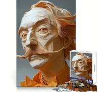 Rompecabezas de Origami de Salvador Dalí de 1000 Piezas para Adolescentes: Mejora la Memoria, Calma, Escape, patrón, ensamblaje, cálida Sorpresa (38x26cm)