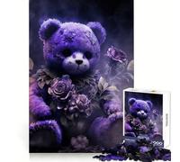 Rompecabezas de Ositos de Peluche no Muertos para Adolescentes, 1000 Piezas, Mejora la Memoria, distracción Suave, Corte láser, Regalo Original (50x75cm)