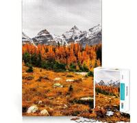 Rompecabezas de otoño del Valle de los Diez Picos para Adolescentes, 1000 Piezas, Mejora la Memoria, Ocio en casa, Bordes precisos, 38x52cm