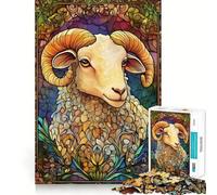 Rompecabezas de ovejas de 1000 Piezas para Adolescentes Juguete de lógica Clara, fácil de Usar, Ocio, Regalo de cumpleaños 50x75cm