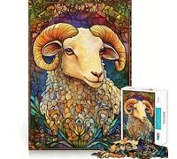 Rompecabezas de ovejas de 1000 Piezas para Adultos, Juguete de lógica para Jugar en Interiores, Corte de precisión, Regalo Ideal 38x52cm