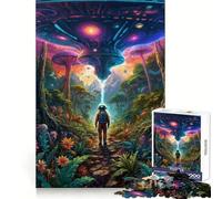 Rompecabezas de ovnis y encantamiento Celestial de 1000 Piezas para Adultos Desarrolla la lógica, facilita la relajación y asegura el ensamblaje Regalo Ideal (38x52cm)