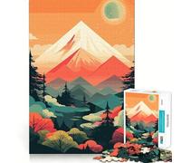 Rompecabezas de Paisaje de montaña para Adultos, 1000 Piezas, Juego Inteligente para el hogar, Disfrute del Montaje de la Imagen, Regalo Festivo (50x75cm)