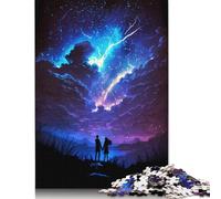 Rompecabezas de Paisaje de Pareja de truenos para Adultos, de Primera Calidad, 100% Reciclado, para Resolver Problemas, 1500 Piezas (85 x 57 cm)