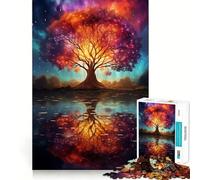 Rompecabezas de Paisaje Espacial fantástico de 1000 Piezas para Adolescentes Fortalece la Memoria, Calma, relajación, Bordes Suaves Regalo increíble (50x75cm)