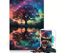 Rompecabezas de Paisaje Espacial fantástico para Adolescentes, 1000 Piezas, lógica Clara, Juguete, Juego Lento, Disfruta, Corte, Sorpresa de cumpleaños (50x75cm)