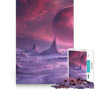Rompecabezas de Paisaje fantástico de Neptuno para Adolescentes, 1000 Piezas, Juguete de lógica, diversión Familiar, Corte de precisión, (38x52cm)