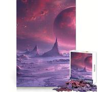 Rompecabezas de Paisaje fantástico de Neptuno para Adolescentes, 1000 Piezas, Juguete de lógica, diversión Familiar, Corte de precisión, (38x52cm)
