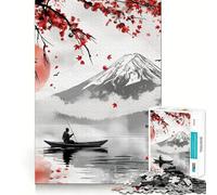 Rompecabezas de Paisaje japonés Sereno de 1000 Piezas para Adultos Juguete cognitivo para armar Juntos Colección de Arte (38x26cm)