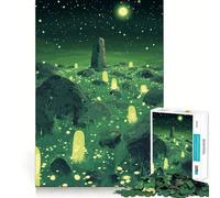 Rompecabezas de Paisaje Nocturno fantástico para Adolescentes, 1000 Piezas, para estimular la Memoria, Juego de Interior, Montaje de imágenes, (50x75cm)