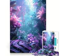 Rompecabezas de Paisaje selvático en Tonos Pastel para Adultos, 1000 Piezas, Juego Inteligente para el hogar, Disfrute del Montaje de la Imagen, Regalo Festivo (50x75cm)
