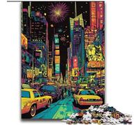 Rompecabezas de Paisaje Urbano de Nueva York para Adultos y Adolescentes Un Juego desafiante, Toda la Familia (70x100cm)