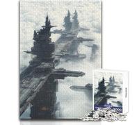 Rompecabezas de Paisaje Urbano futurista Entre Nubes, 1000 Piezas, para Adolescentes, Desarrollo cognitivo, Divertido Juego, celebración Especial, Regalo, tamaño 38x26cm