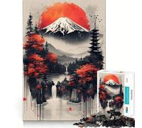 Rompecabezas de paisajes asiáticos Vintage de 1000 Piezas Ideal para estimular la concentración Diversión Garantizada Corte láser para un Ajuste Actividad para Compartir con Seres Queridos