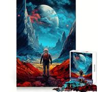 Rompecabezas de paisajes de astronautas para Adultos, 1000 Piezas, Ejercicio Inteligente, Placer Relajante, Bordes precisos, Sorpresa navideña (38x52cm)